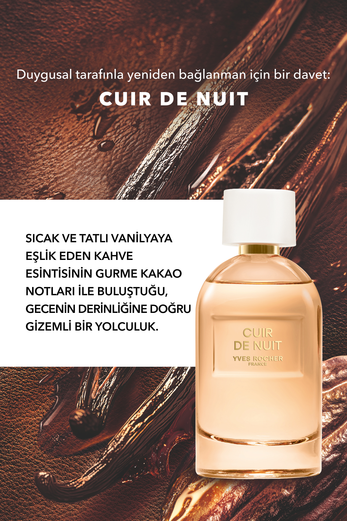 Yves Rocher Cuir de Nuit EDP-Pleines Natures-100ml - Görsel 2