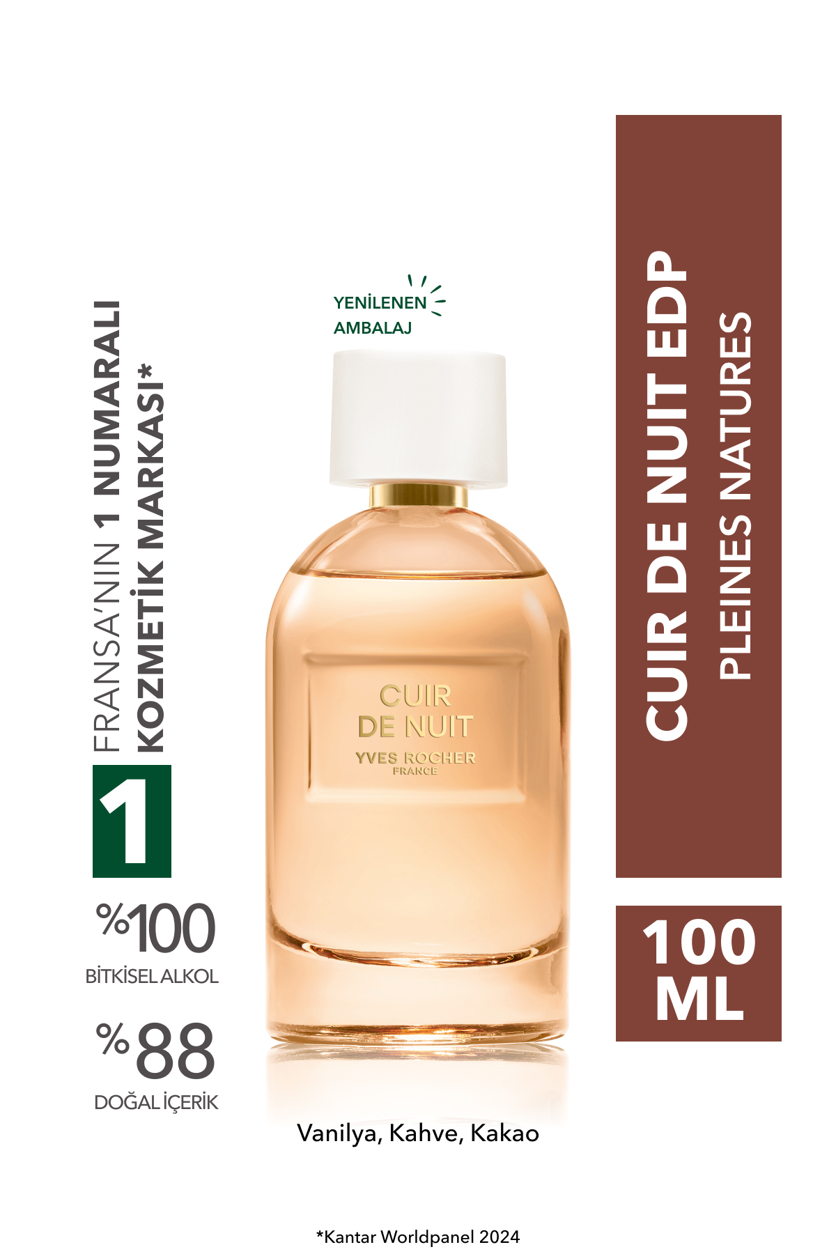 Yves Rocher Cuir de Nuit EDP-Pleines Natures-100ml