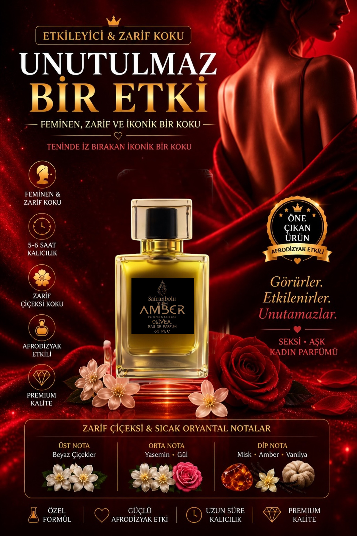 safranbolu miski amber Seksi Aşk Kadın Parfümü