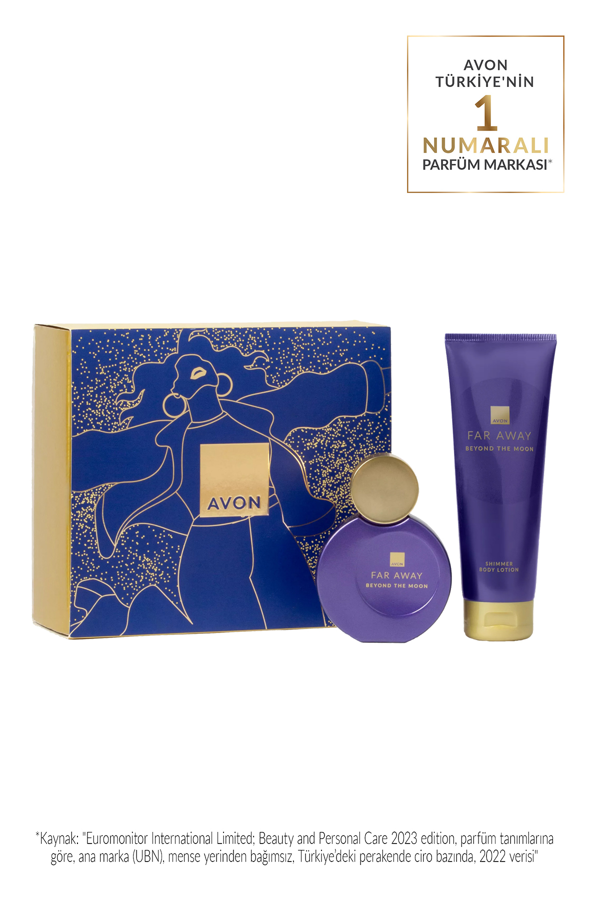Avon Far Away Beyond The Moon Kadın Parfüm ve Vücut Losyonu Hediye Seti
