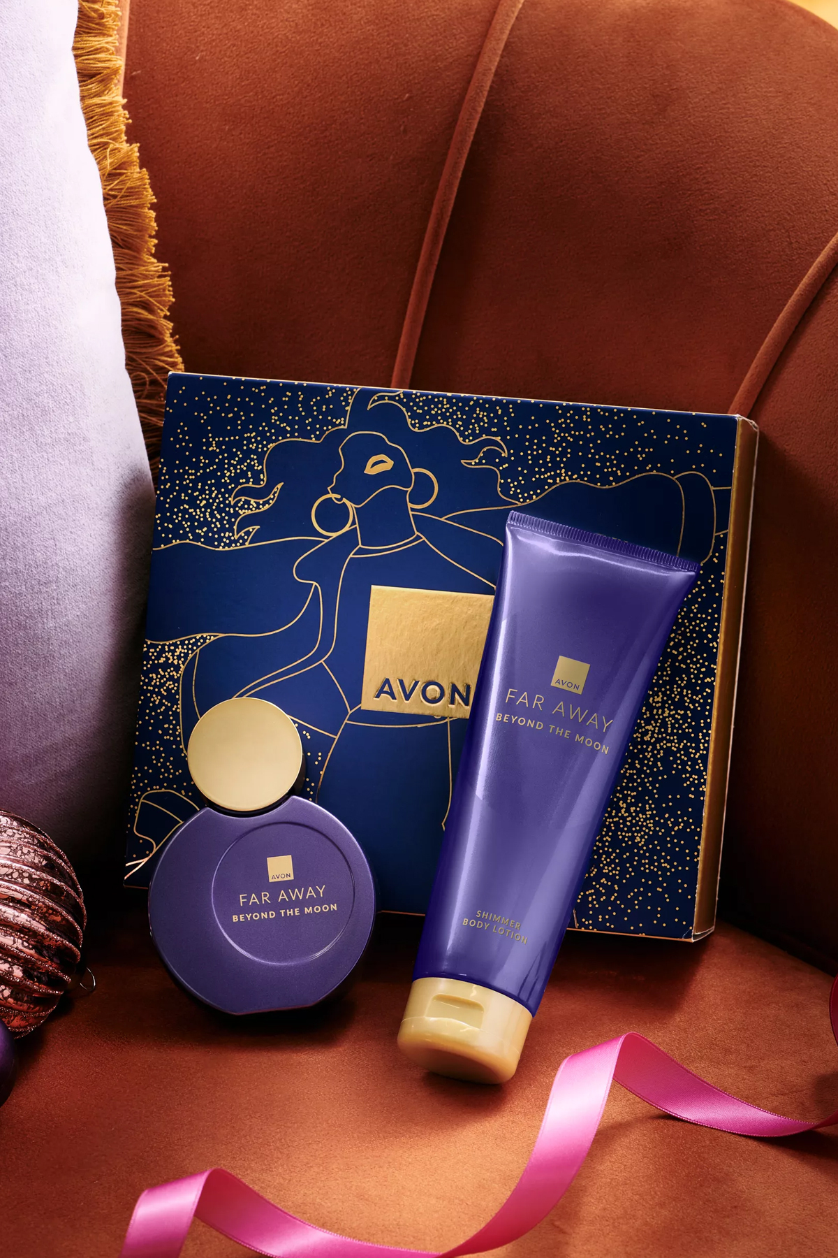 Avon Far Away Beyond The Moon Kadın Parfüm ve Vücut Losyonu Hediye Seti - Görsel 2