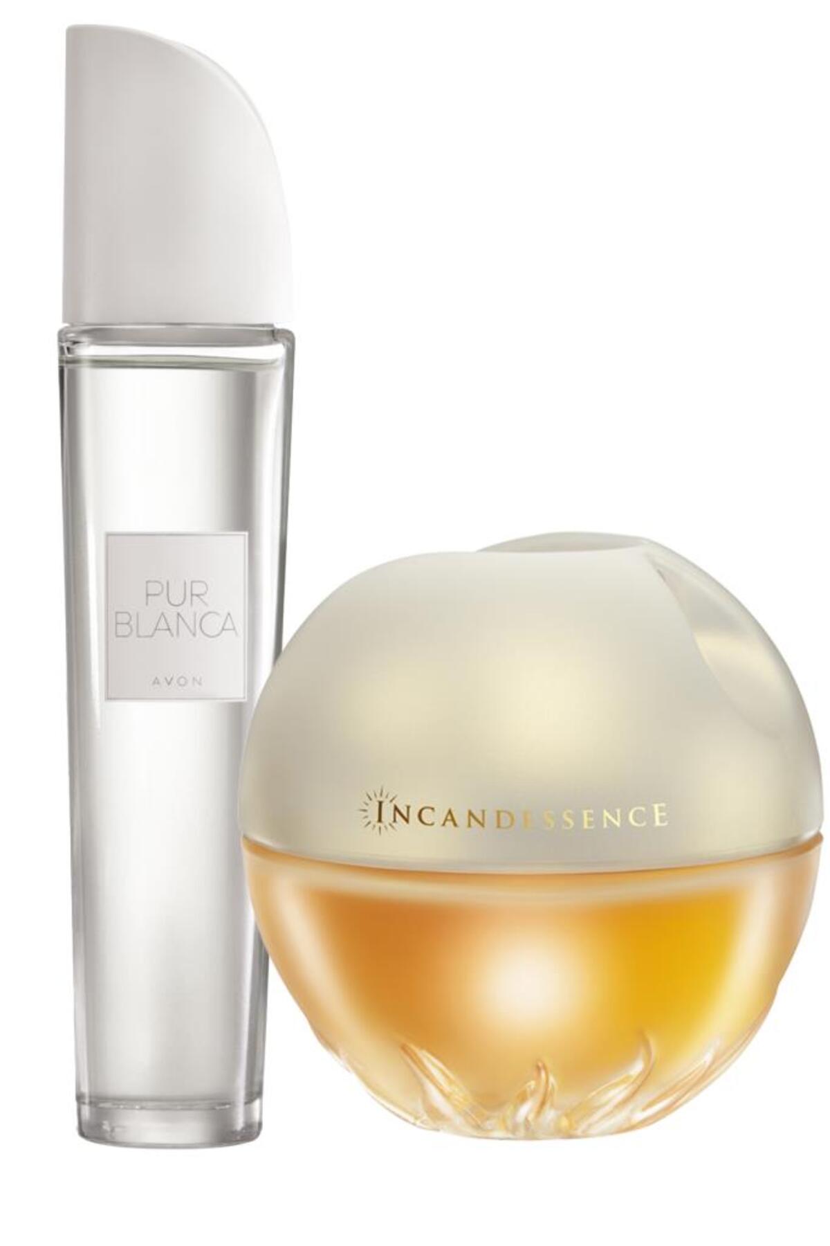 Avon Pur Blanca Ve Incandessence Kadın Parfüm Seti