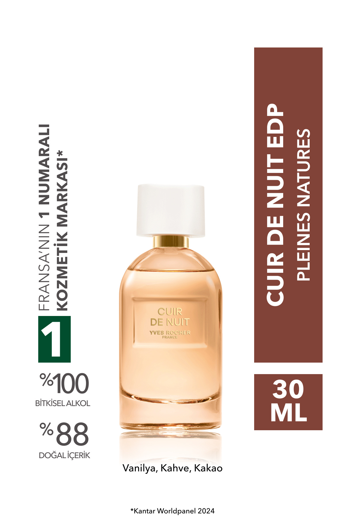 Yves Rocher Cuir de Nuit EDP-Pleines Natures-30ml
