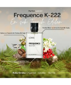 Alternative view of Loris 2 Adet K-222 Frequence Parfume Edp 50 ml Kadın Parfüm