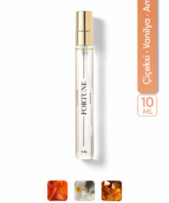 ILLUSIONE FRAGRANCE Fortune Edp Kadın Seyahat Boy Parfüm 10ml | Vanilya-çiçeksi-amber | Narenciye, Paçuli, Sedir, Sandal