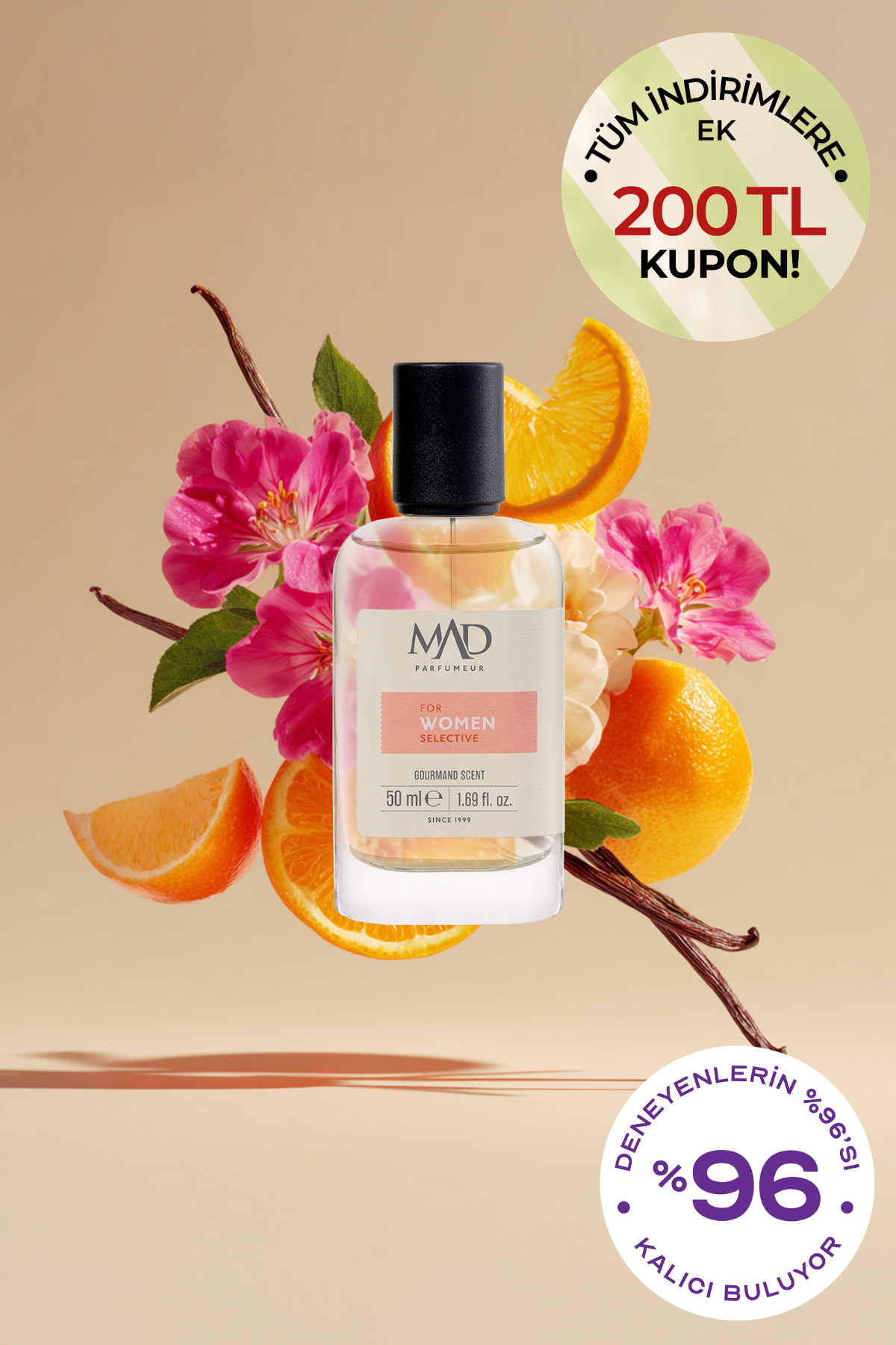 Mad Parfüm Mad C126 Selective 50 ml Kadın Parfüm