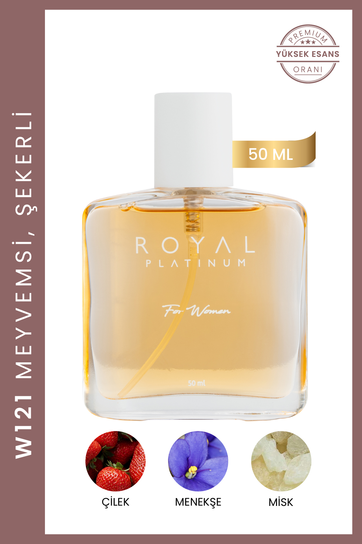 Royal Platinum W121 Kadın Parfüm Meyve Tatlı Yumuşak