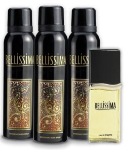Bellisima Edt Kadın Parfüm 60 ml ve Kadın Deodorant 3x150 ml