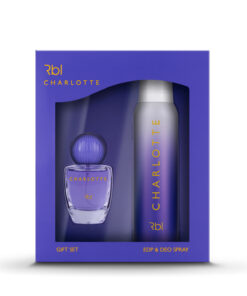 Rebul Charlotte 50 ml Kadın Parfüm Seti (Deo Spray Hediyeli 150ml) Kofre