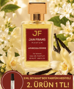 JF JAN FRANS Afrodizyak Etkili Aphrosia Femme - Vanilya Vanilyalı Yasemin Çiçeksi 50ml Kalıcı Edp Kadın Parfüm