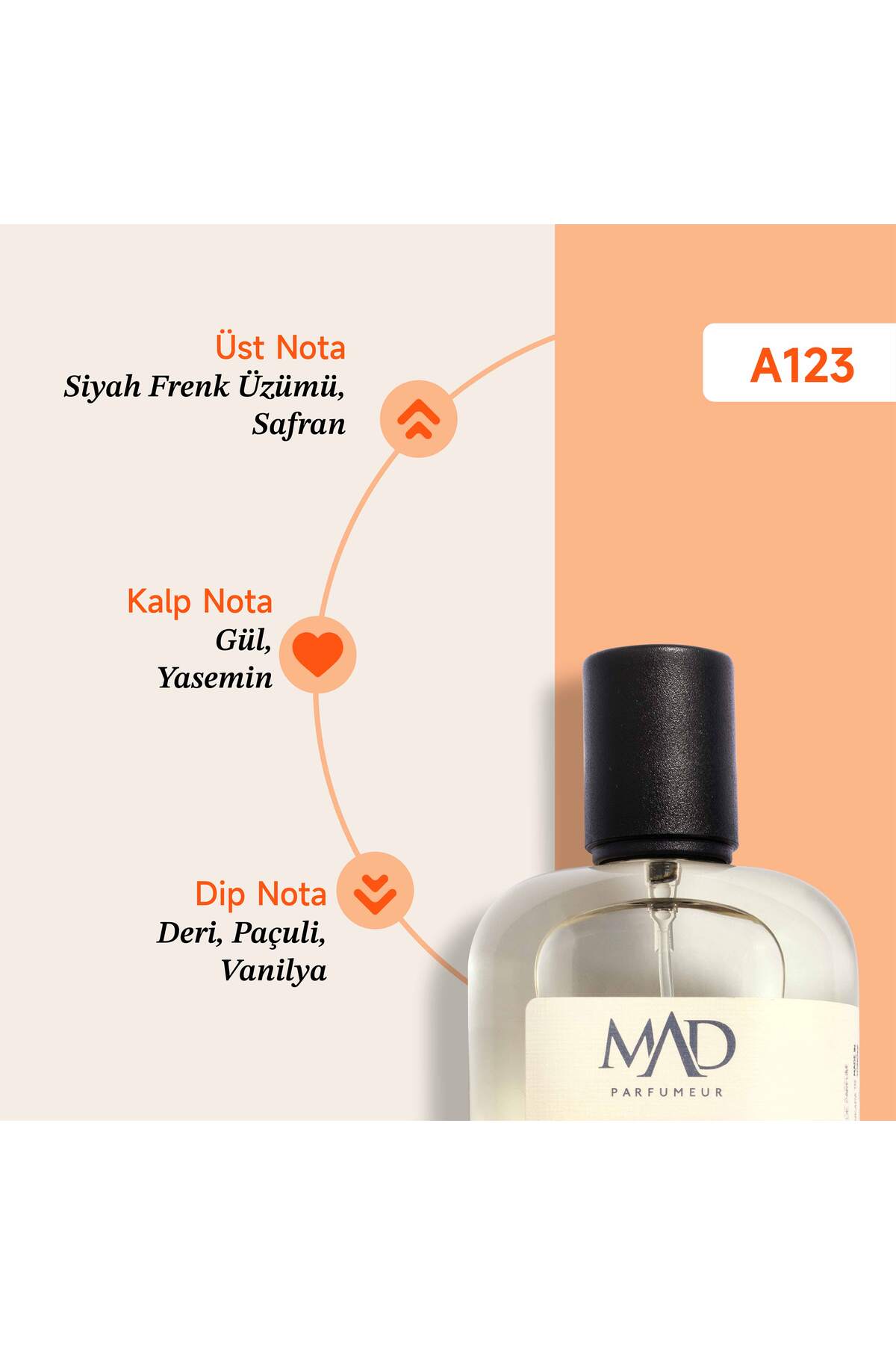Mad Parfüm Mad A123 Selective 50 ml Kadın Parfüm - Görsel 2