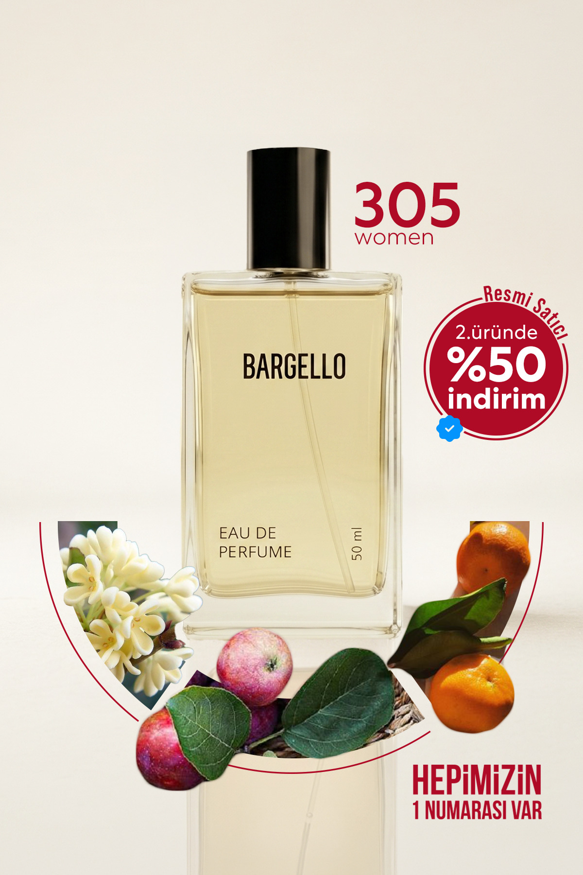 Bargello 305 Kadın 50 ml Parfüm Edp Floral