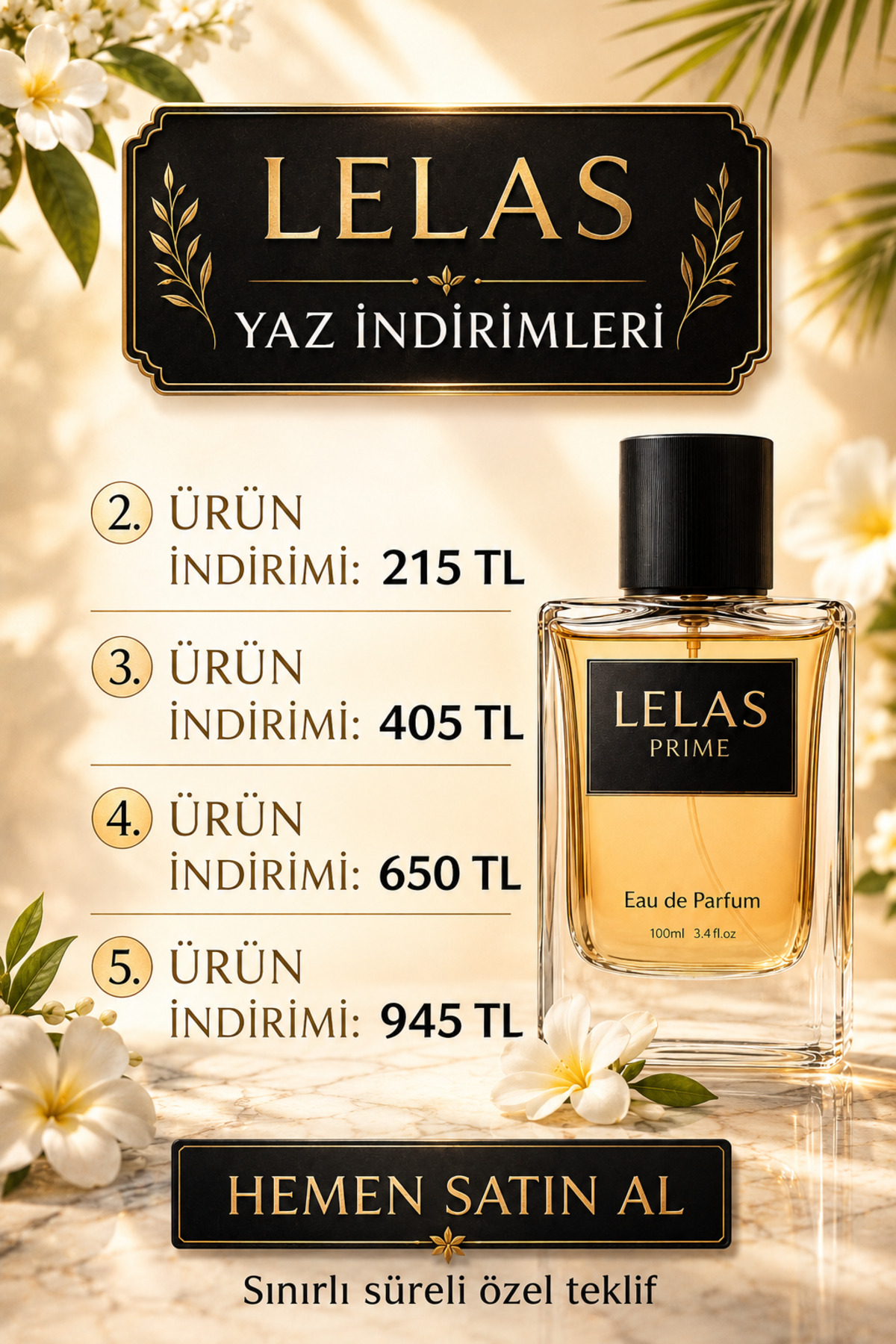 Lelas Prime 394 Greedy Love Kadın Parfüm EDP 55 ML – Çiçeksi Meyveli Kalıcı Koku