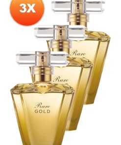 Avon Rare Gold Kadın Parfüm Edp 50 Ml. Üçlü Set
