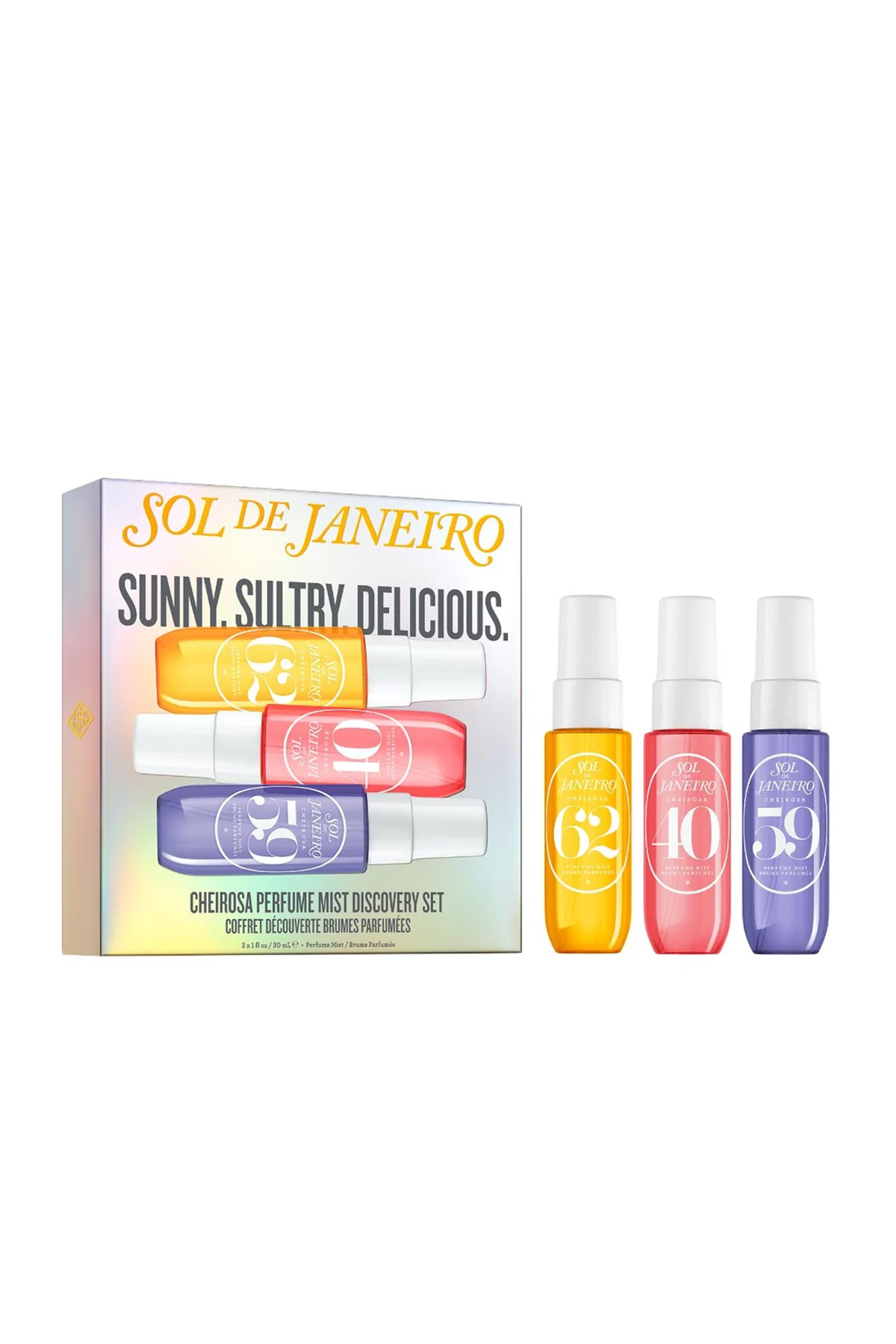 Sol de Janeiro Cheirosa Perfume Mist Discovery Set (30ML +30ML + 30ML) - Görsel 2