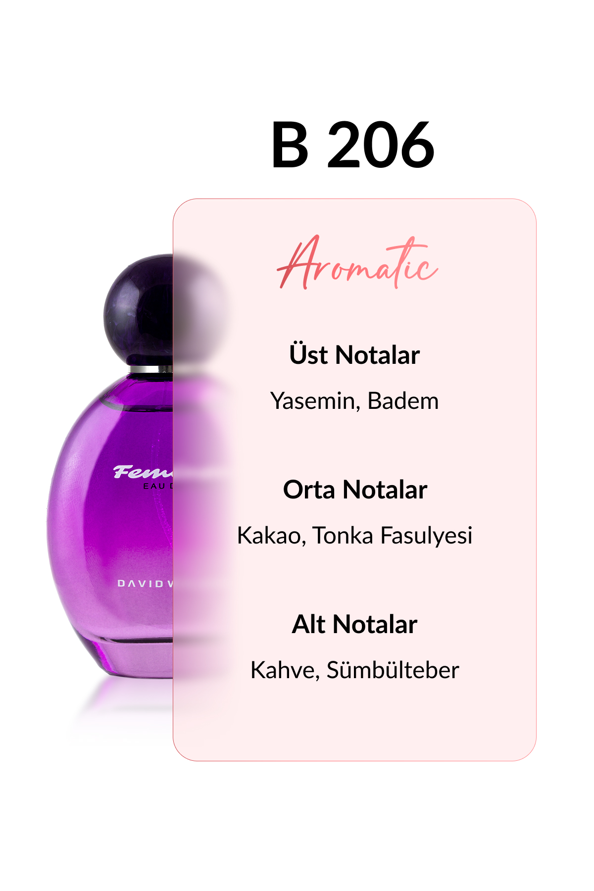 David Walker B206 Wild Flower 100 ml Kadın Parfüm | Aromatic - Görsel 2