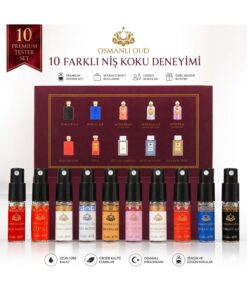 Osmanlı Oud Tester Edp Parfüm -10'lu Cep Parfüm Seti - 3 ML x 10 - Görsel 2
