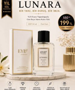 EYL COSMETIC LUNARA Esans EDP 50 ml Kadın Parfüm Kalıcı FEMİNENLİĞİN ZERAFETİ, DOĞANIN TAZELİĞİ