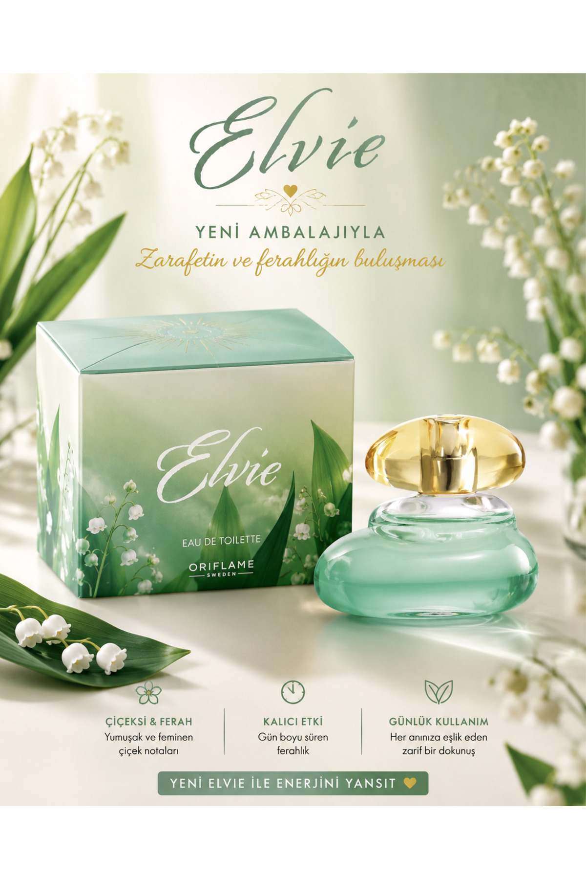 Oriflame Elvie EDT 50 ML Kadın Parfüm - Görsel 2