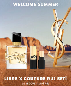 Yves Saint Laurent Libre EDP 30 ml & Rouge Pur Couture Ruj Kadın Parfüm Seti 7829999999251