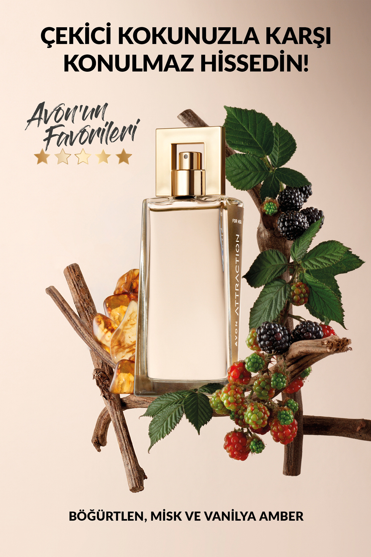 Avon Attraction Kadın Parfüm Edp 50 Ml. Üçlü Set - Görsel 2