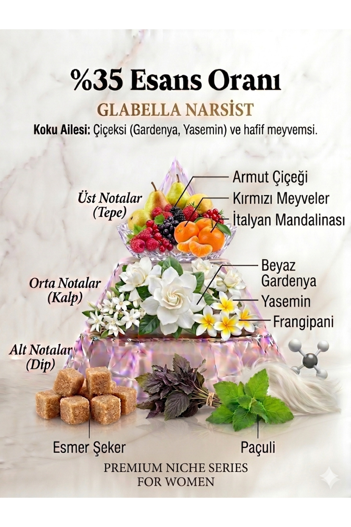 glabella Narsıst Niche Series Kadın Parfümü - Görsel 2
