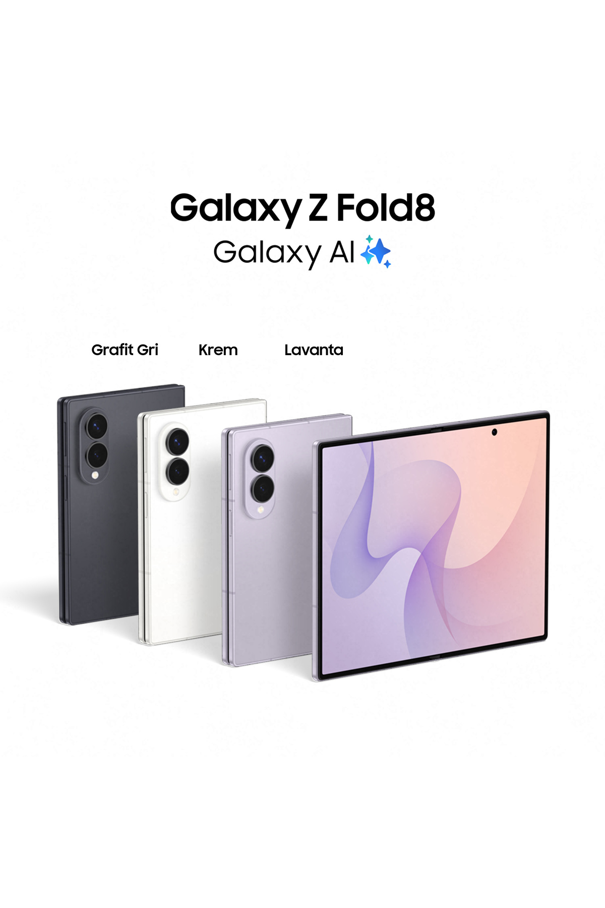 Samsung Galaxy Z Fold8 16GB/1TB Lavanta Cep Telefonu - Görsel 2