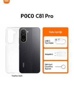 Alternative view of POCO C81 Pro 4GB+128GB Siyah (Xiaomi Türkiye Garantili)