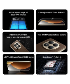 Alternative view of Xiaomi REDMI Note 15 Pro Plus 5G 8 GB+256 GB Buz Mavisi (Xiaomi Türkiye Garantili )