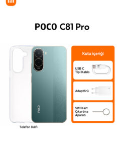 Alternative view of POCO C81 Pro 4GB+128GB Yeşil (Xiaomi Türkiye Garantili)