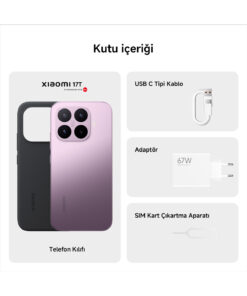 Alternative view of Xiaomi 17T 12G+512G Mor (Xiaomi Türkiye Garantili)