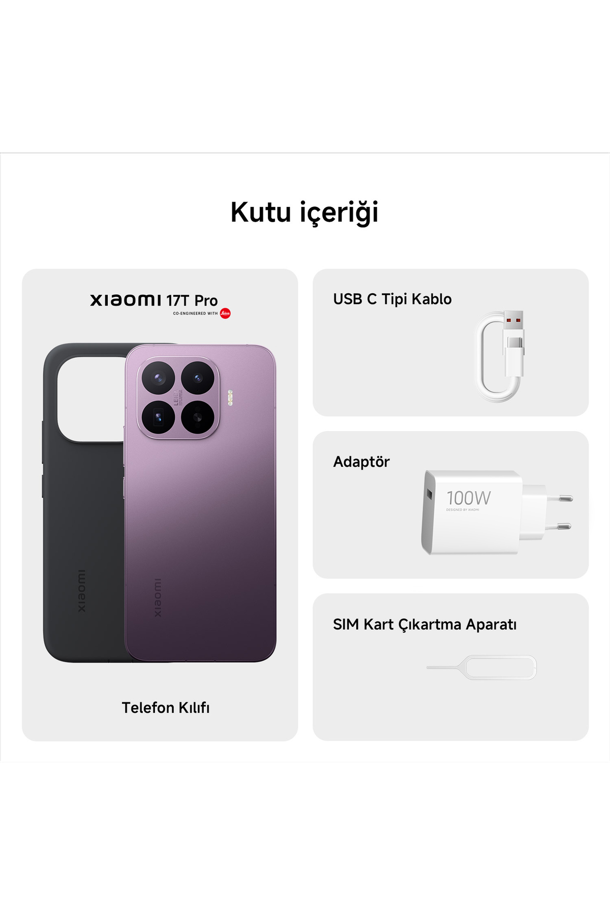 Xiaomi 17T Pro 12G+512G Mor (Xiaomi Türkiye Garantili) - Görsel 2