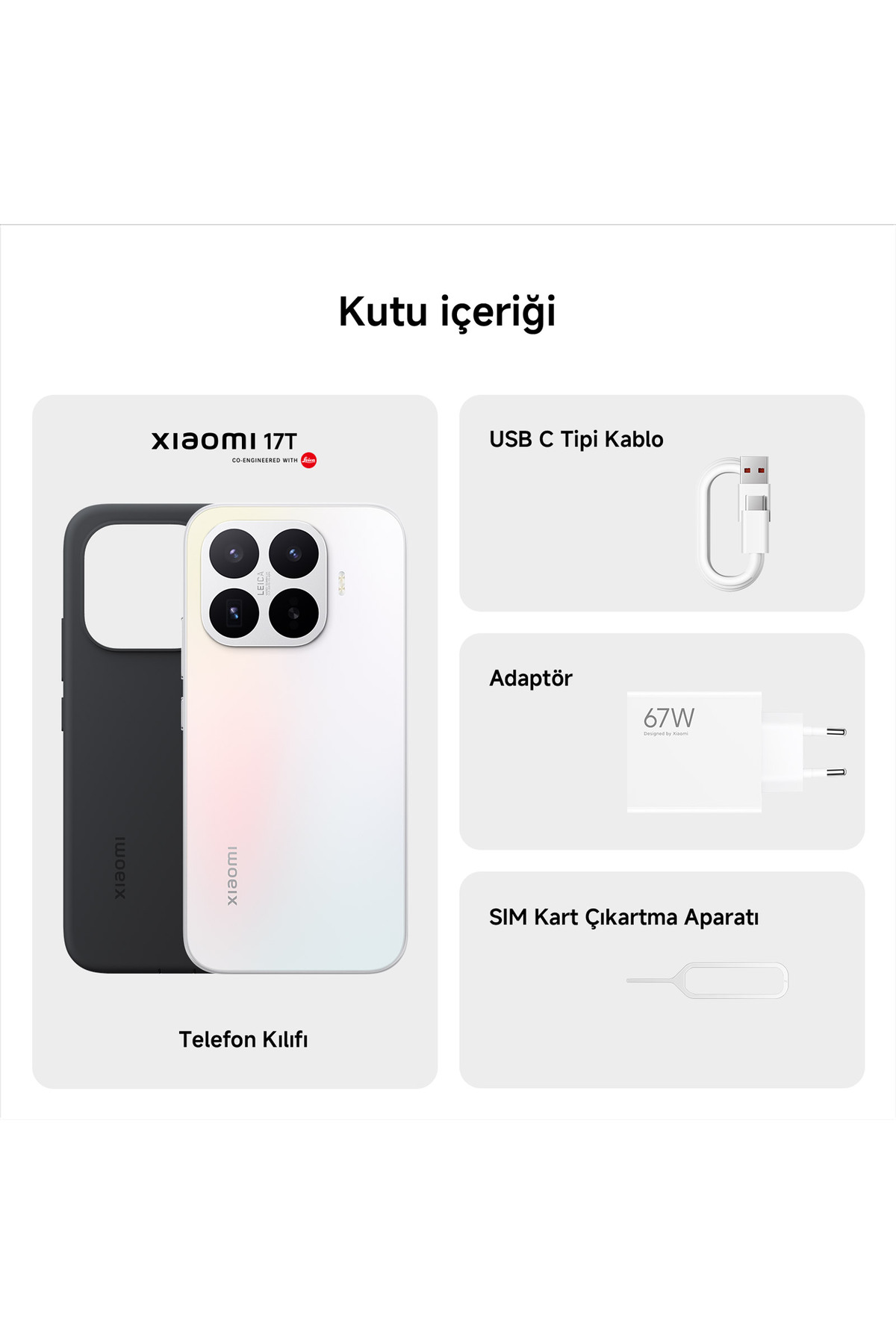 Xiaomi 17T 12G+256G Beyaz (Xiaomi Türkiye Garantili) - Görsel 2