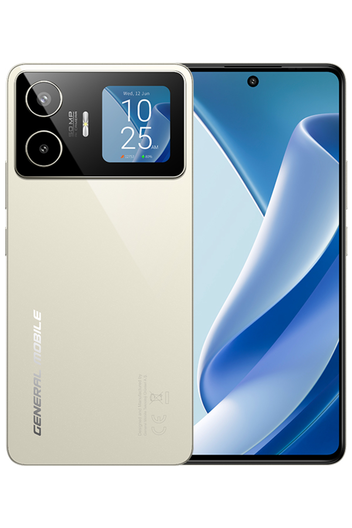 General Mobile GM 26 Pro 256 8+12 Ram 5G - Altın Sarısı