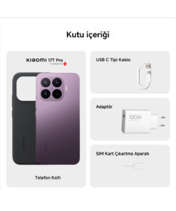 Alternative view of Xiaomi 17T Pro 12+256G Mor (Xiaomi Türkiye Garantili)
