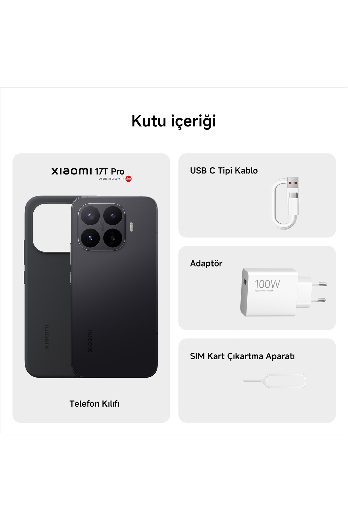 Xiaomi 17T Pro 12+256G Siyah (Xiaomi Türkiye Garantili) - Görsel 2
