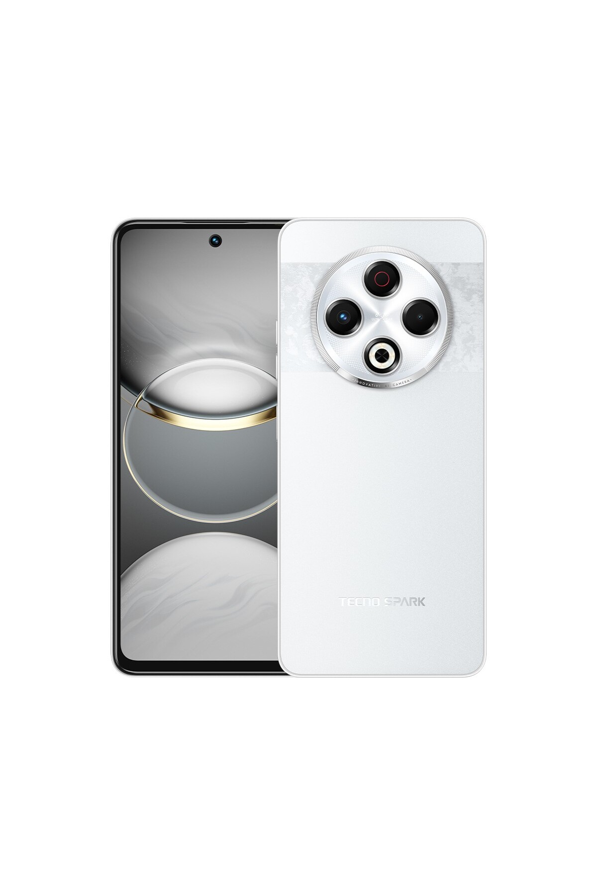 TECNO Spark 30 KL6 8/256 Astral Buz Beyaz