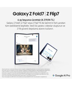 Alternative view of Samsung Galaxy Z Flip7 512 GB Gece Mavisi Cep Telefonu