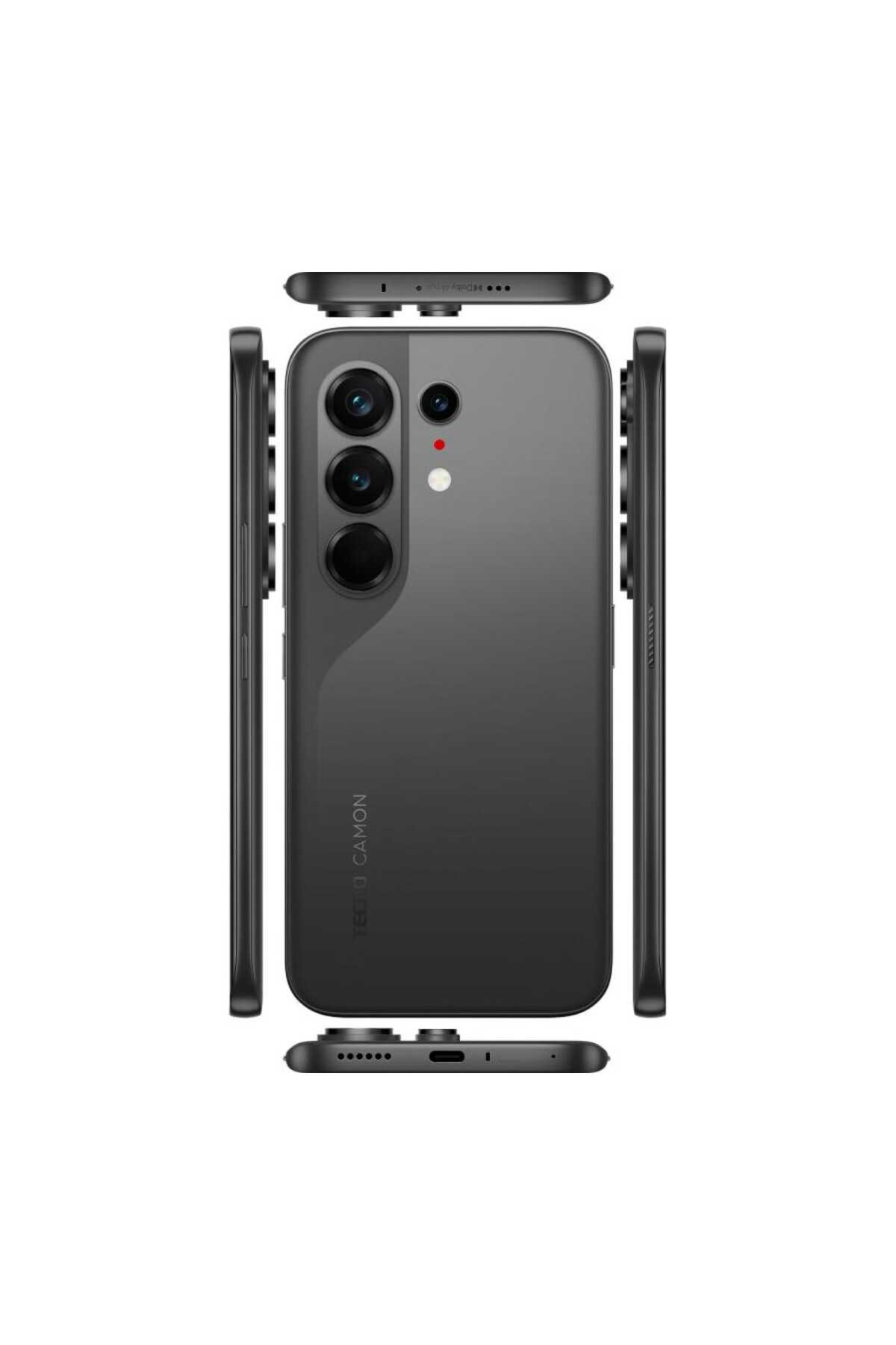 TECNO Camon 50 Ultra 5G Akıllı Telefon, 8 GB RAM, 256 GB Depolama Alanı, Siyah - Görsel 2