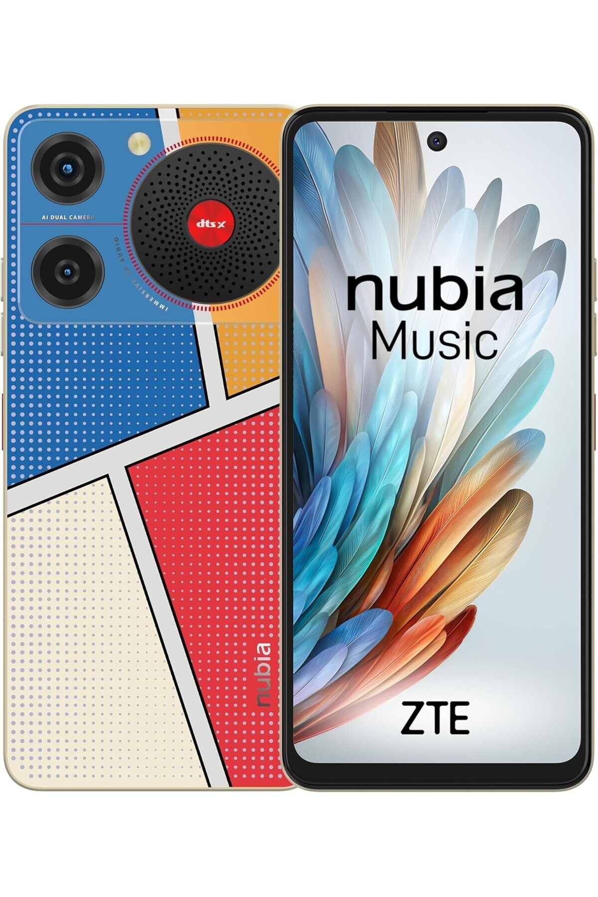 Nubia Zte Music 4gb Ram 4gb Sanal Ram 128gb Popart Nfc