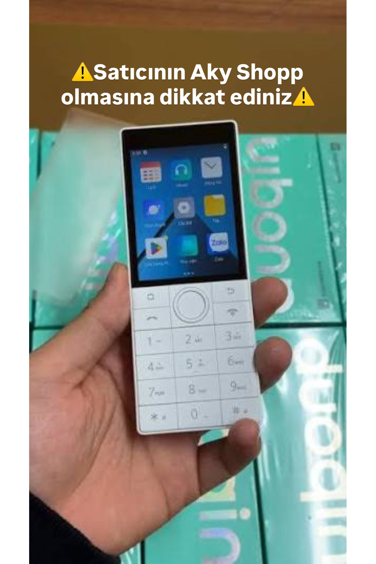 duoqin GIN qin f22 32 Gb 2.8 inç Android 12 Dokunmatik Kamerasız Asker Telefonu Yaşlı Telefonu - Görsel 2