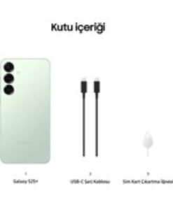 Alternative view of Samsung Galaxy S25 Plus 256 GB Mint Yeşili
