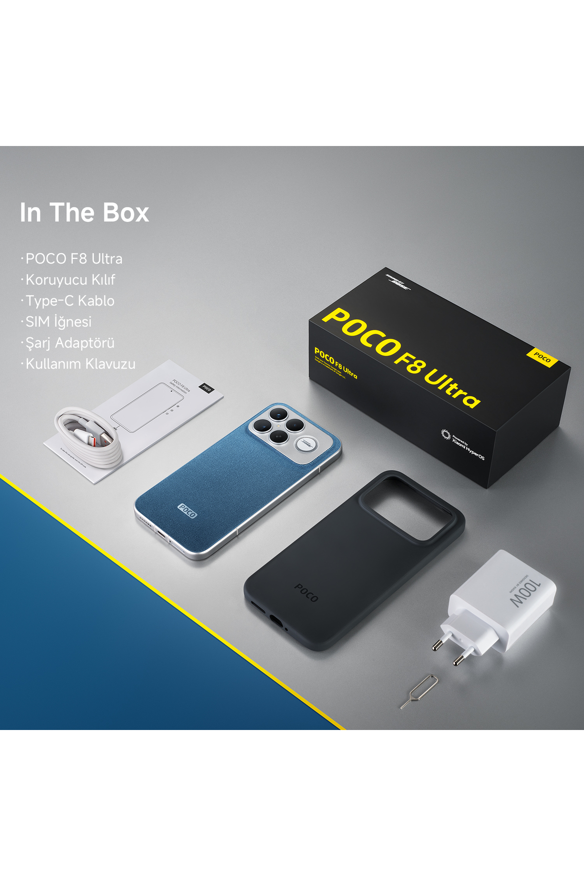POCO F8 Ultra 12+256 GB ROM Siyah ( Xiaomi Türkiye Garantili ) - Görsel 2
