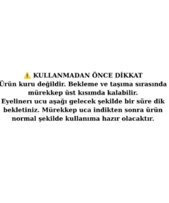 Ocean Siyah Eyeliner Likit Kalem Eyeliner Suya Dayanıklı Yoğun Pigmentli - Görsel 2